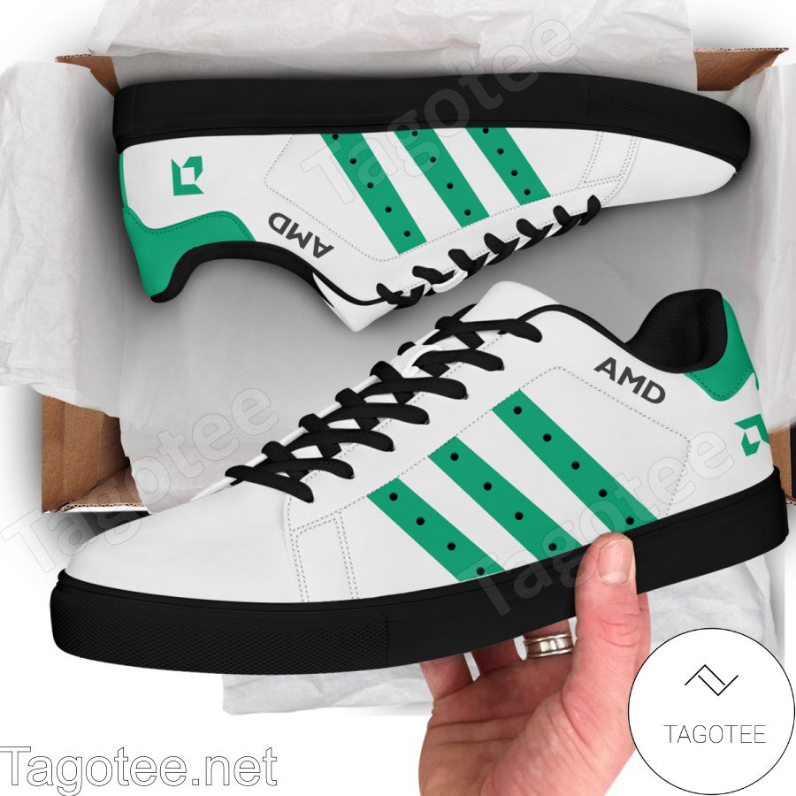 AMD Logo Print Stan Smith Shoes - MiuShop a