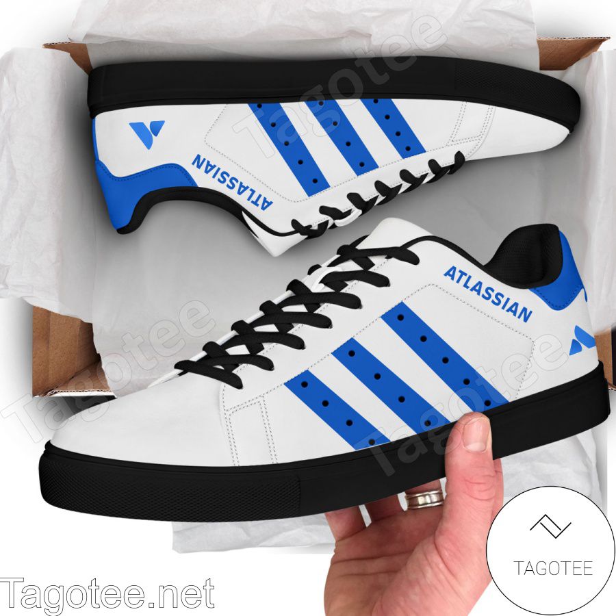 Atlassian Logo Print Stan Smith Shoes - MiuShop a