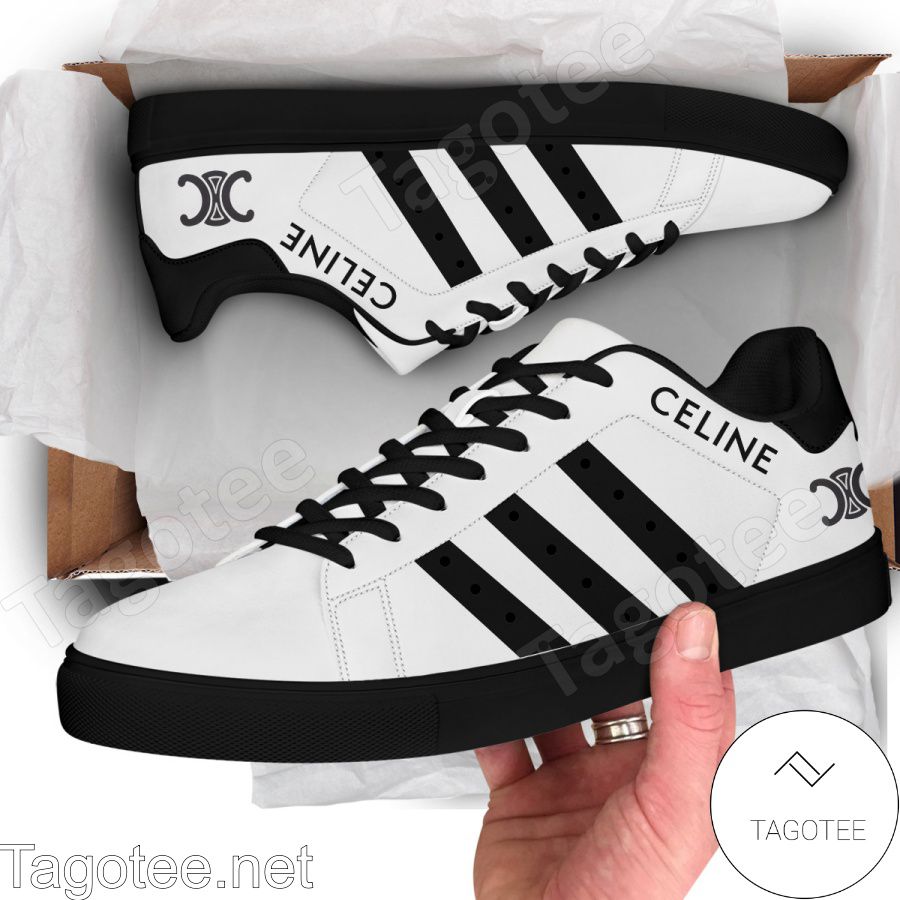 Celine Logo Print Stan Smith Shoes - EmonShop a