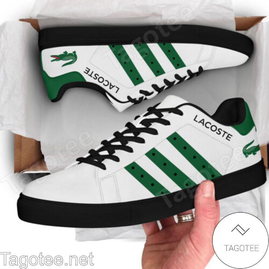 Lacoste Logo Print Stan Smith Shoes - EmonShop a