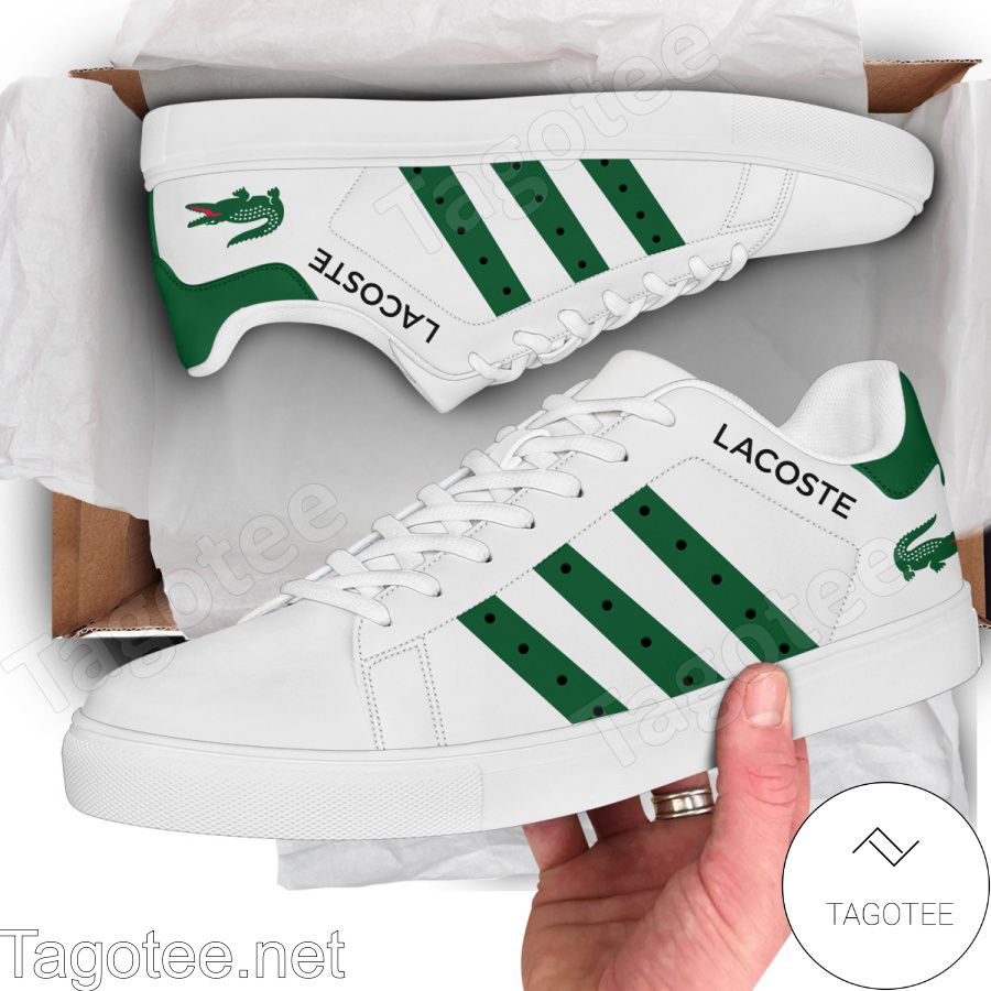 Lacoste Logo Print Stan Smith Shoes - EmonShop