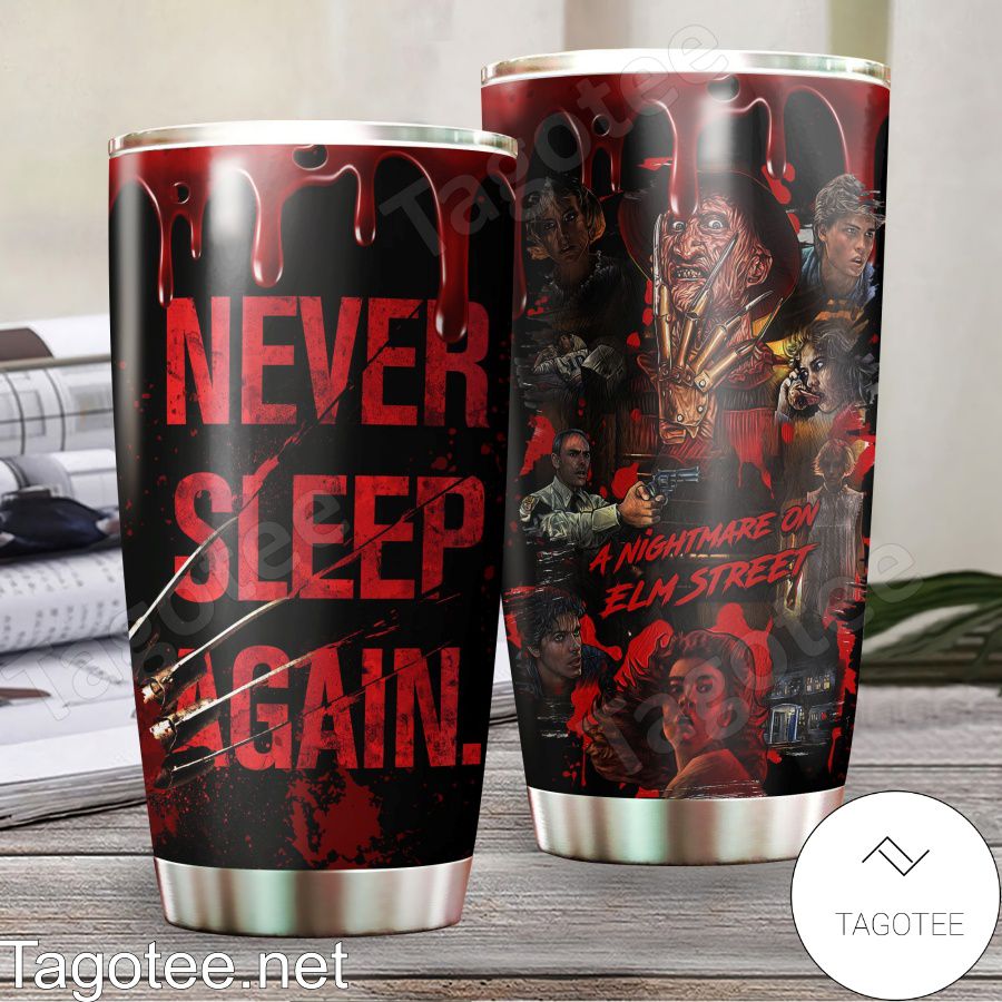 A Nightmare On Elm Street Never Sleep Again Tumbler