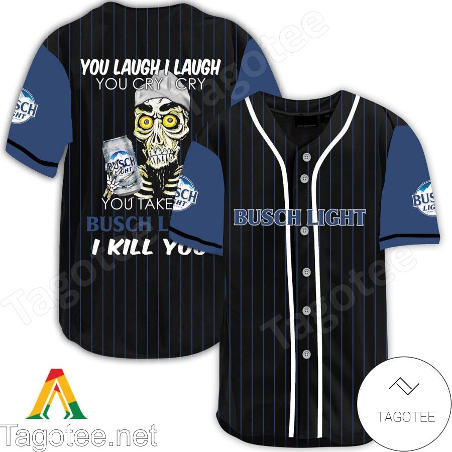 Achmed Take My Busch Light I Kill You You Laugh I Laugh Baseball Jersey