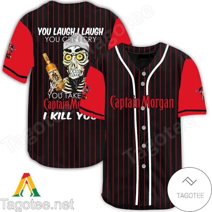 Achmed Take My Captain Morgan I Kill You You Laugh I Laugh Baseball Jersey