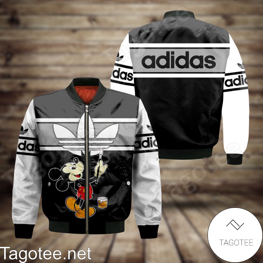 Adidas Mickey Mouse Painting Bomber Jacket