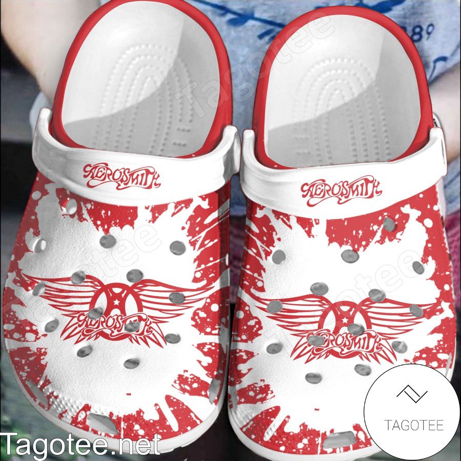 Aerosmith Logo Crocs Clogs