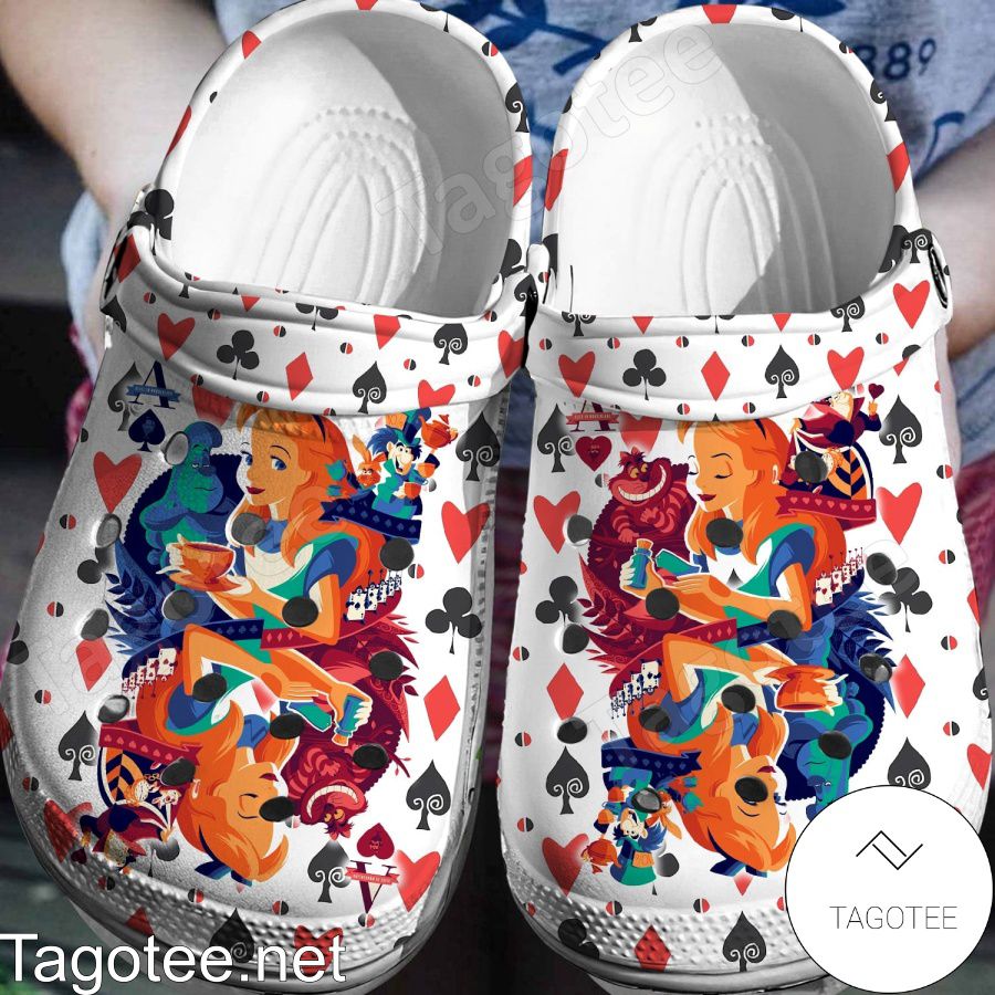 Alice In Wonderland Crocs Clogs