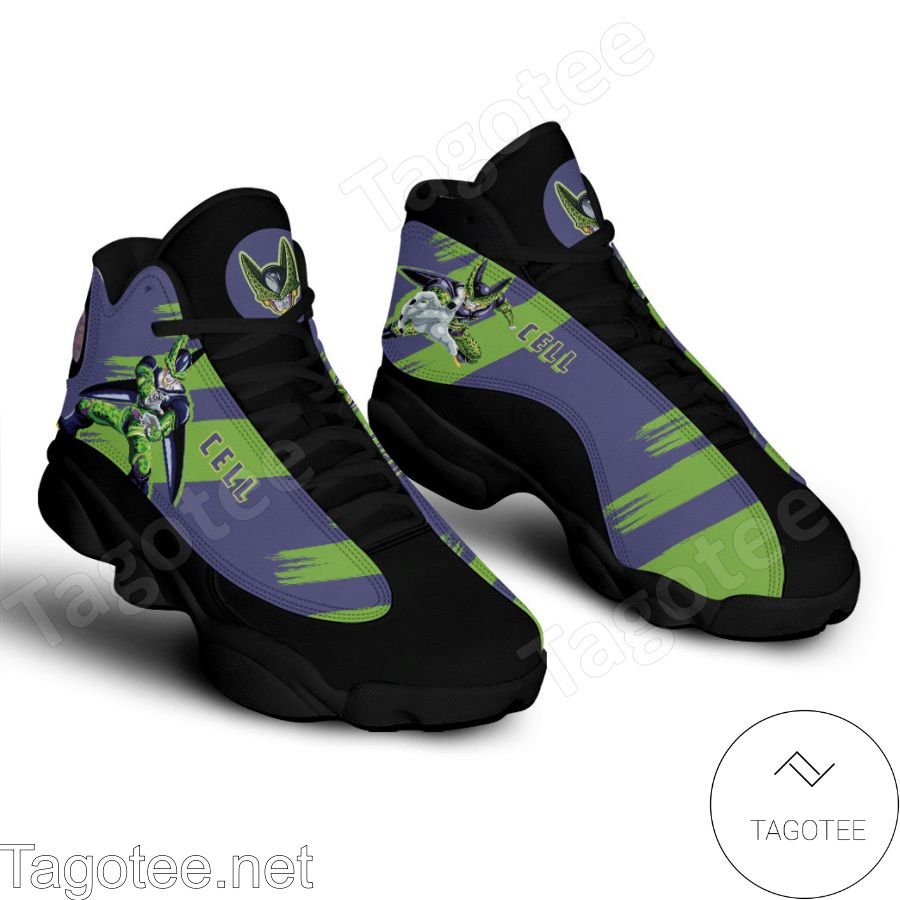 Anime Dragon Ball Cell Air Jordan 13 Shoes