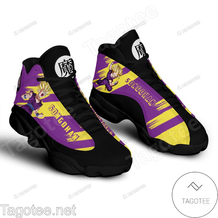 Anime Dragon Ball Songohan Air Jordan 13 Shoes