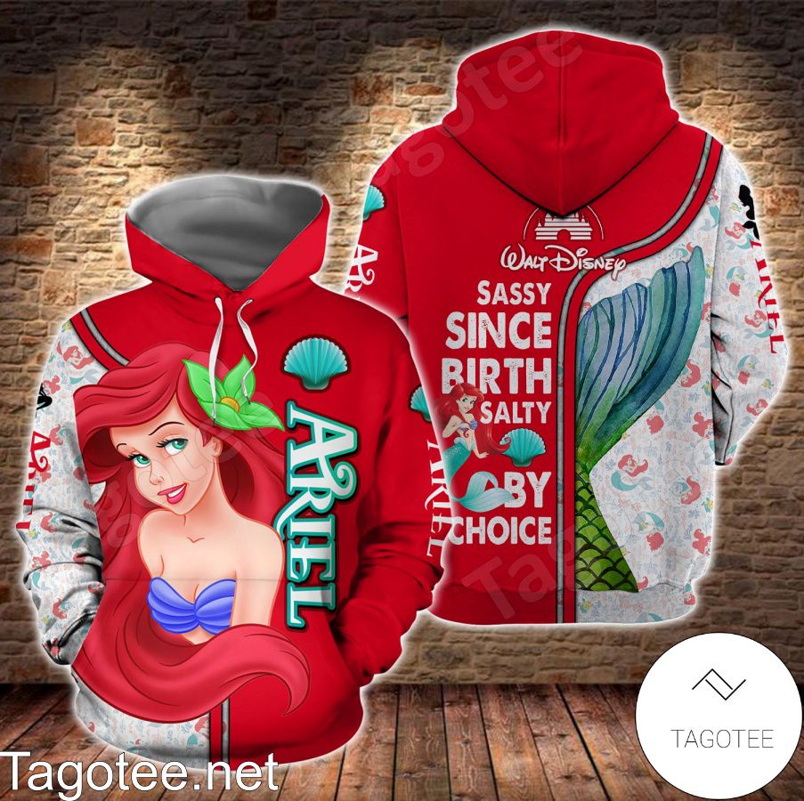 Ariel Sassy Since Birth Salty By Choice Shirt, Tank Top And Leggings a