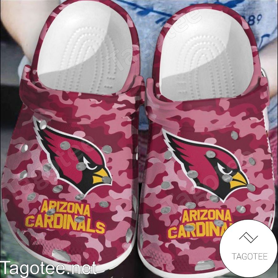 Arizona Cardinals Camouflage Crocs Clogs