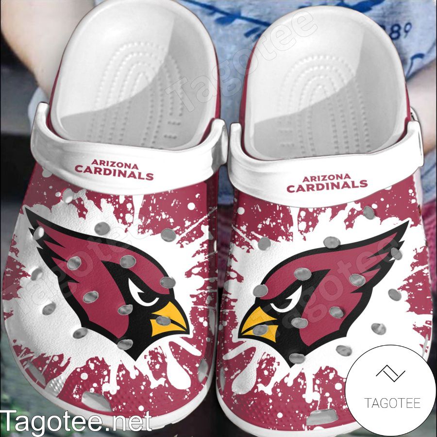 Arizona Cardinals Logo Color Splash Crocs Clogs