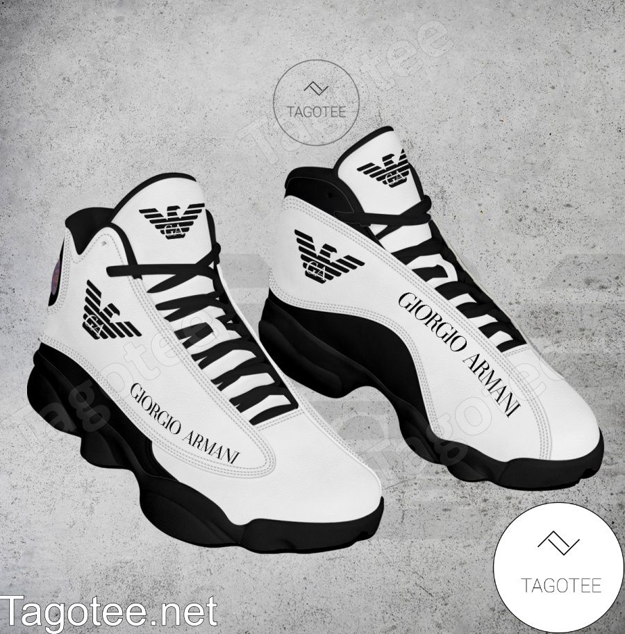 Armani Logo Air Jordan 13 Shoes - EmonShop a