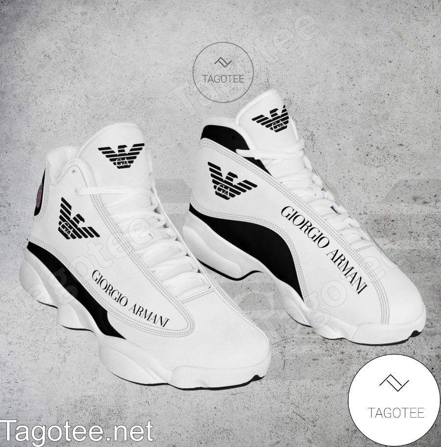 Armani Logo Air Jordan 13 Shoes - EmonShop