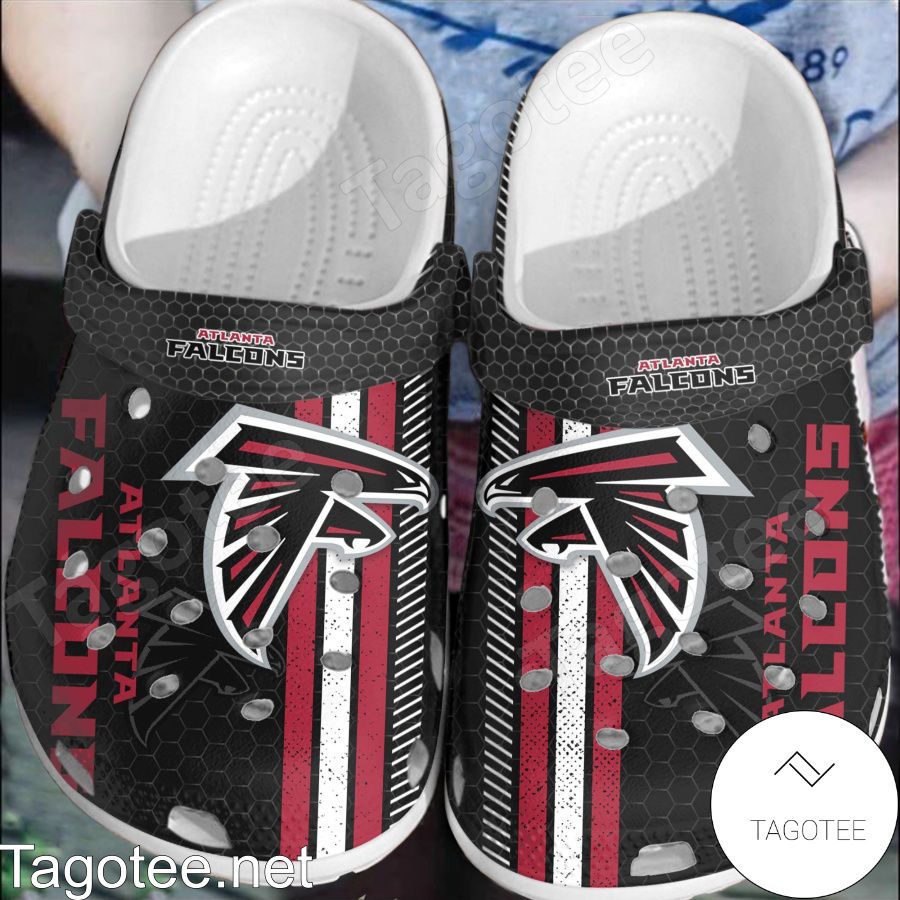 Atlanta Falcons Hive Pattern Crocs Clogs