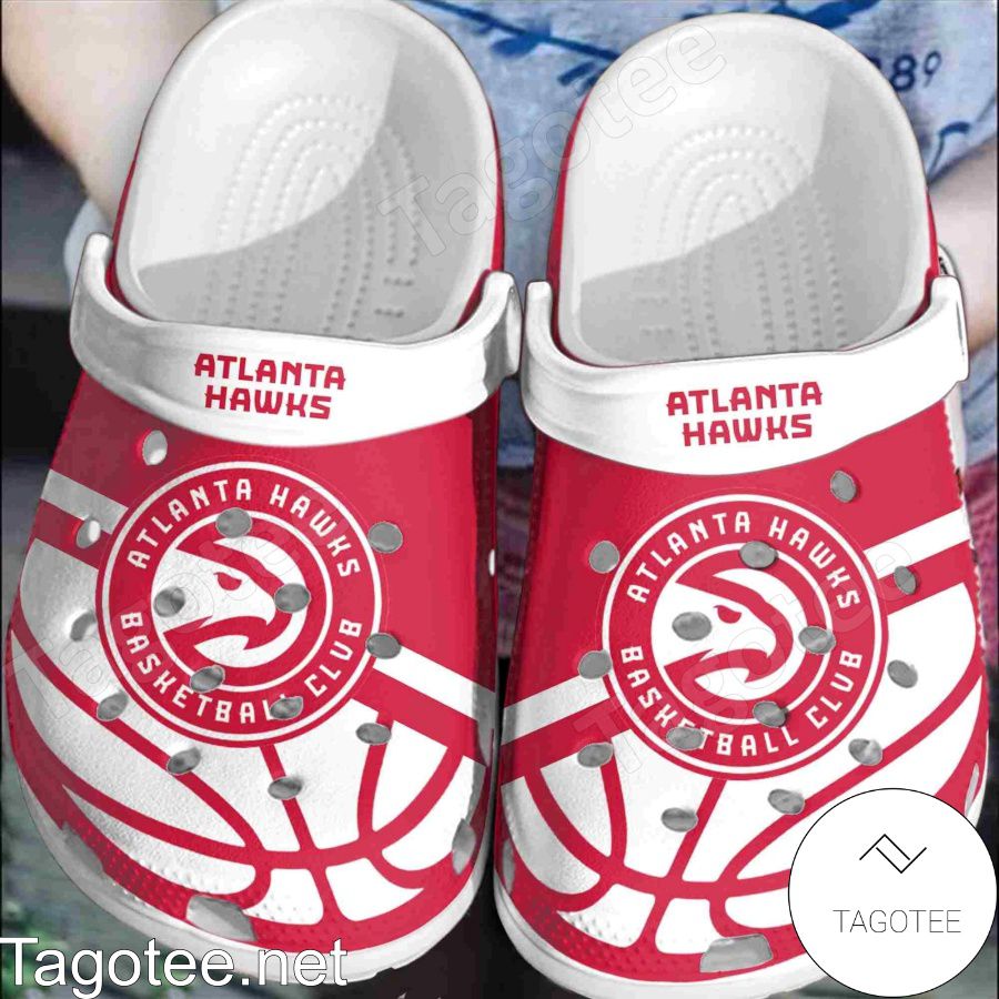 Atlanta Hawks Logo Basketball Crocs Clogs