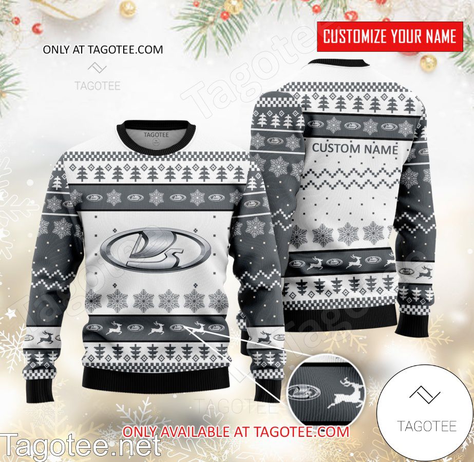 Avtovaz Logo Personalized Ugly Christmas Sweater - EmonShop