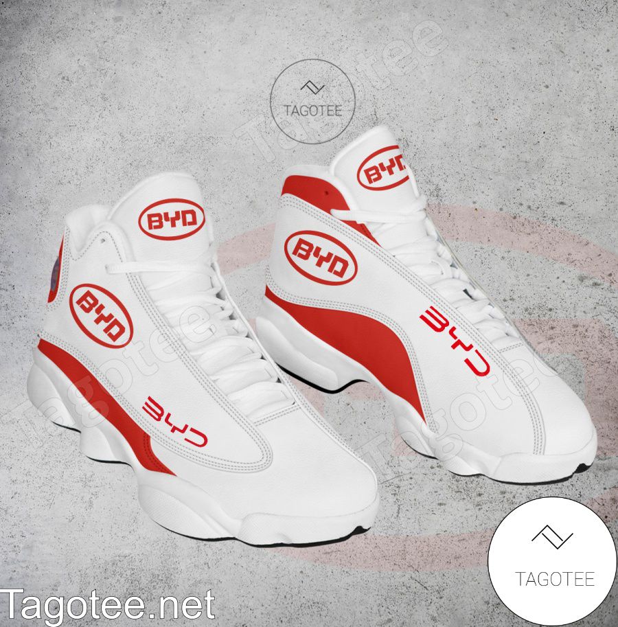 BYD Logo Air Jordan 13 Shoes - EmonShop