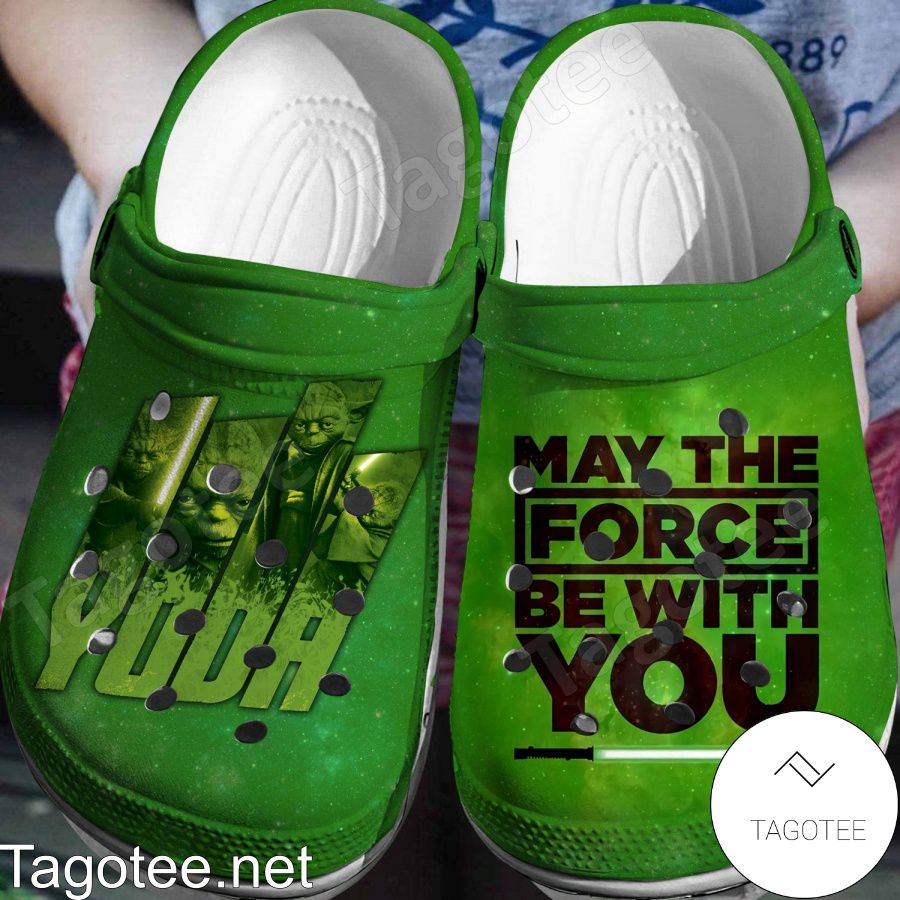 Baby Yoda May The Force Be With You Crocs Clogs