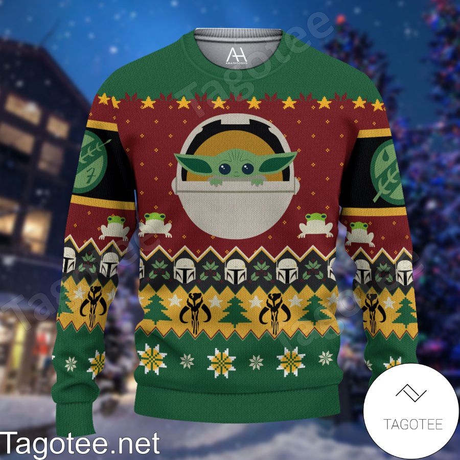 Baby Yoda The Mandalorian Ugly Christmas Sweater