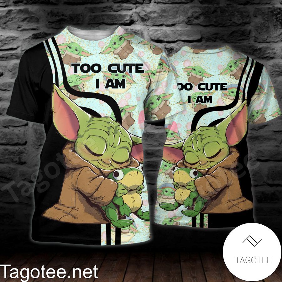 Baby Yoda Too Cute I Am Shirt, Tank Top And Leggings a