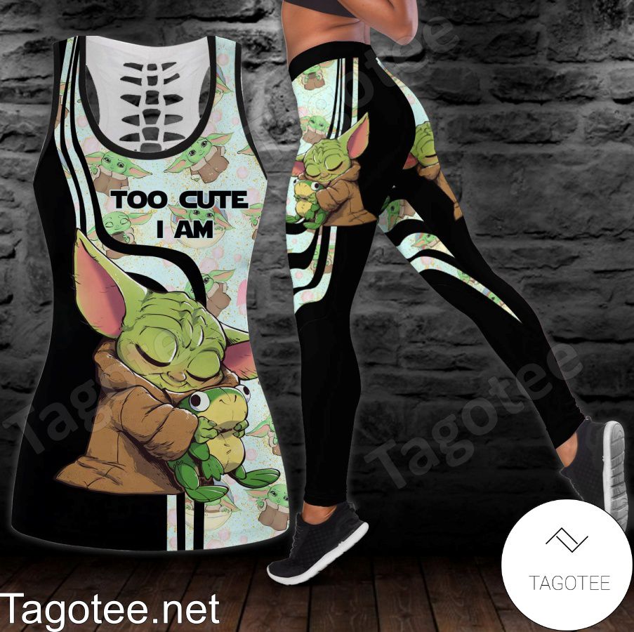 Baby Yoda Too Cute I Am Shirt, Tank Top And Leggings