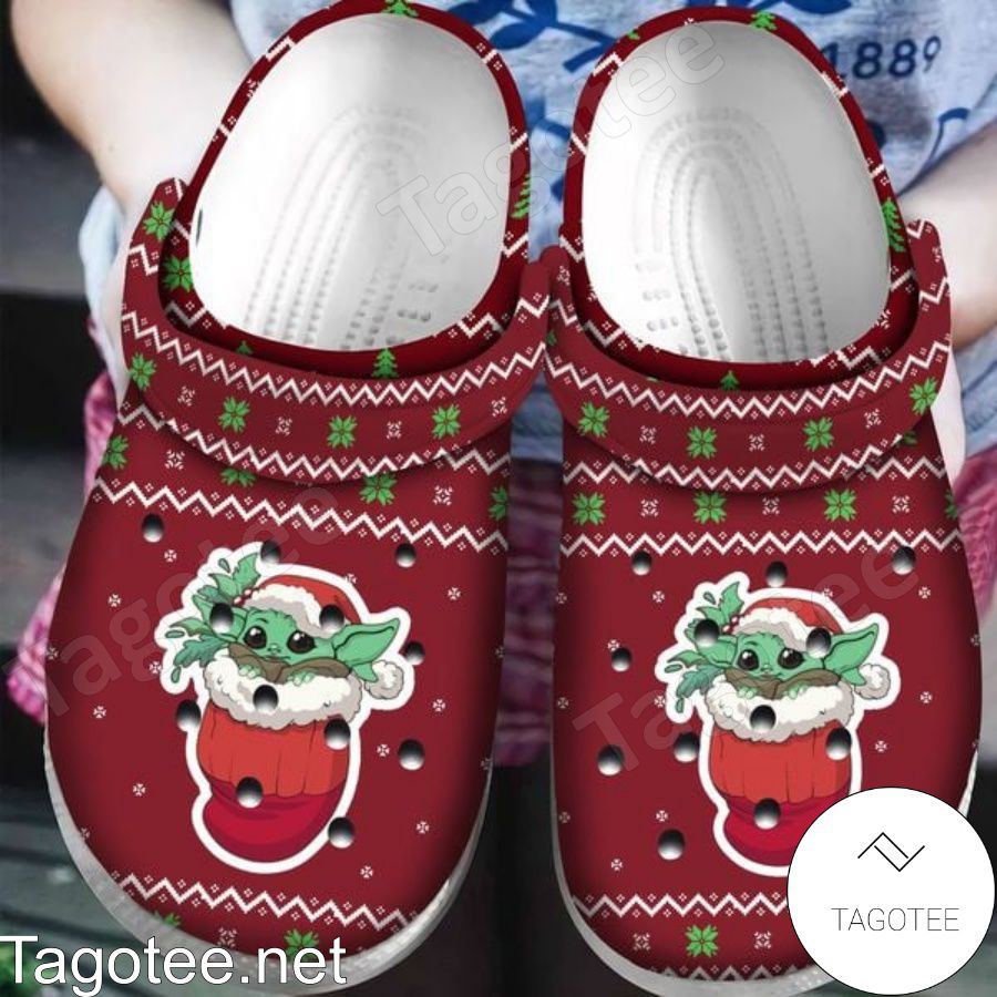 Baby Yoda Ugly Christmas Crocs Clogs