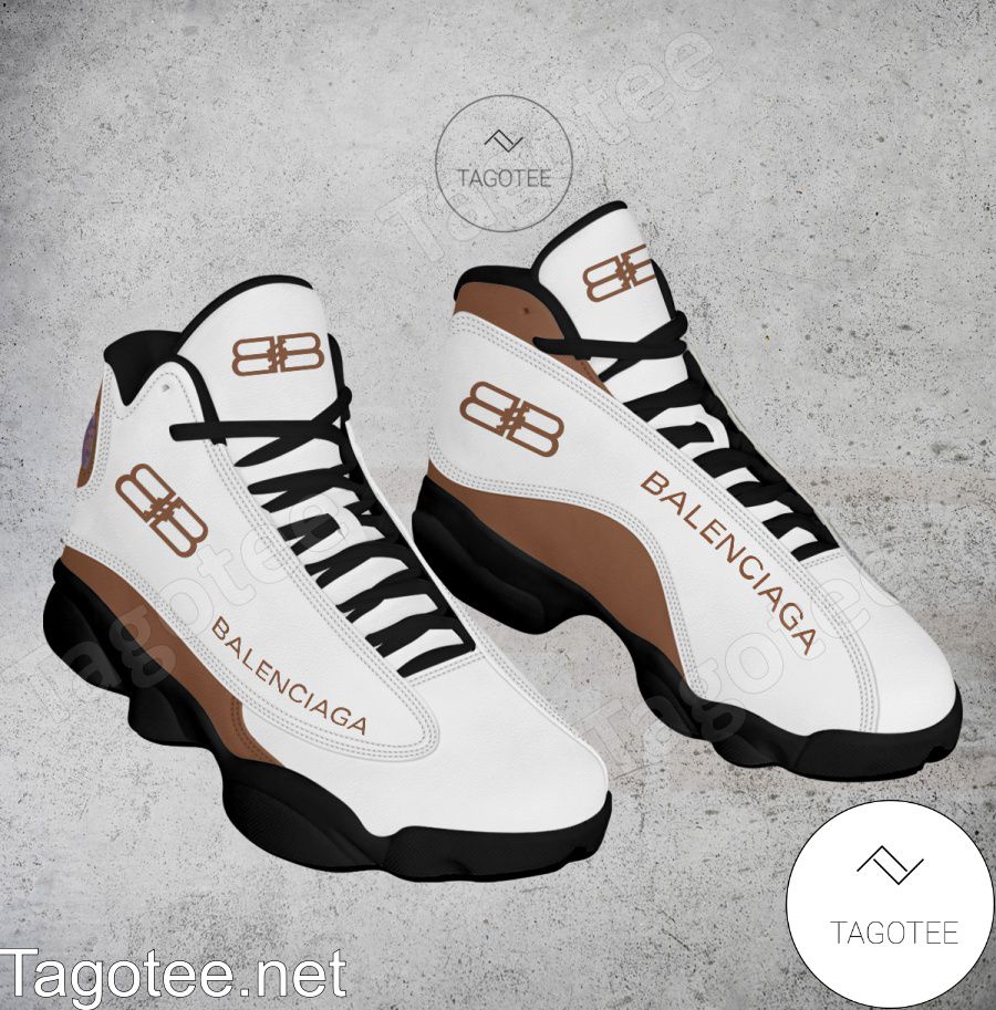 Balenciaga Logo Air Jordan 13 Shoes - EmonShop a