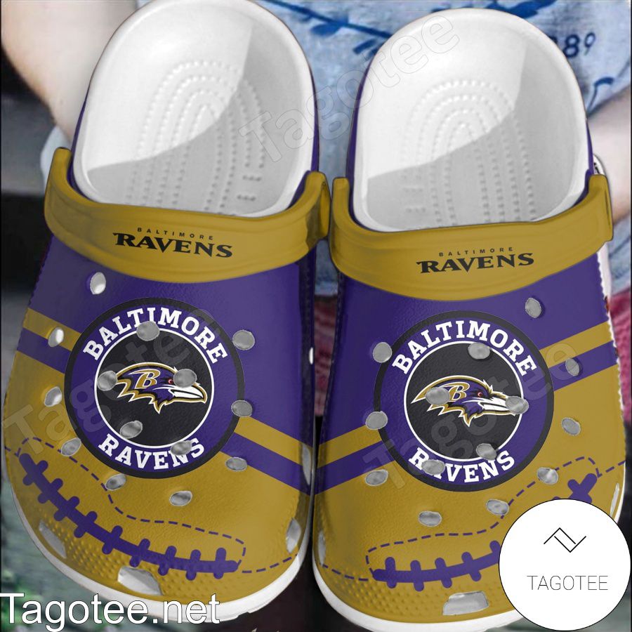 Baltimore Ravens Logo Sport Crocs Clogs