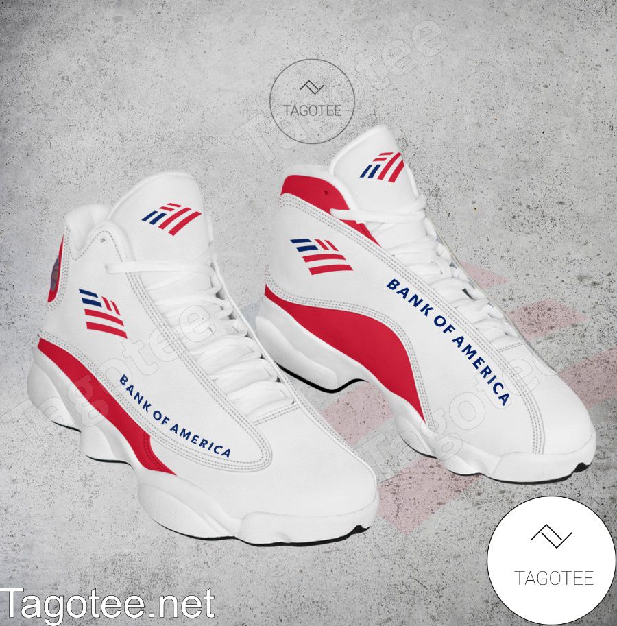 Bank of America Logo Air Jordan 13 Shoes - EmonShop