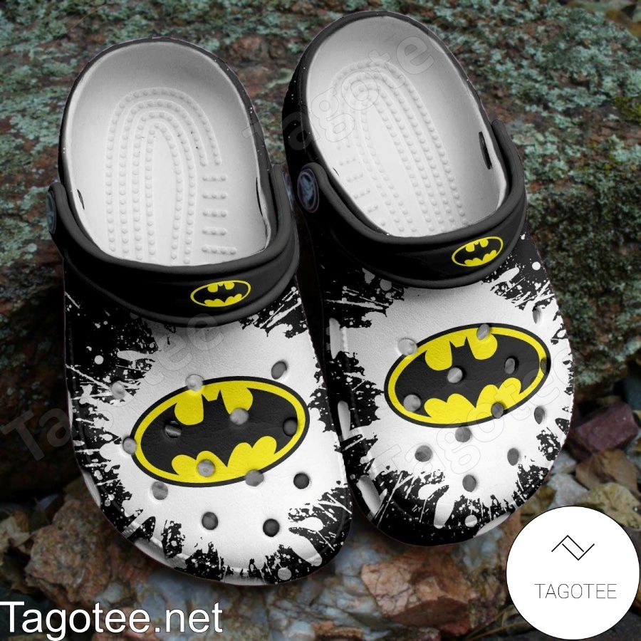 Batman Logo Color Splash Crocs Clogs