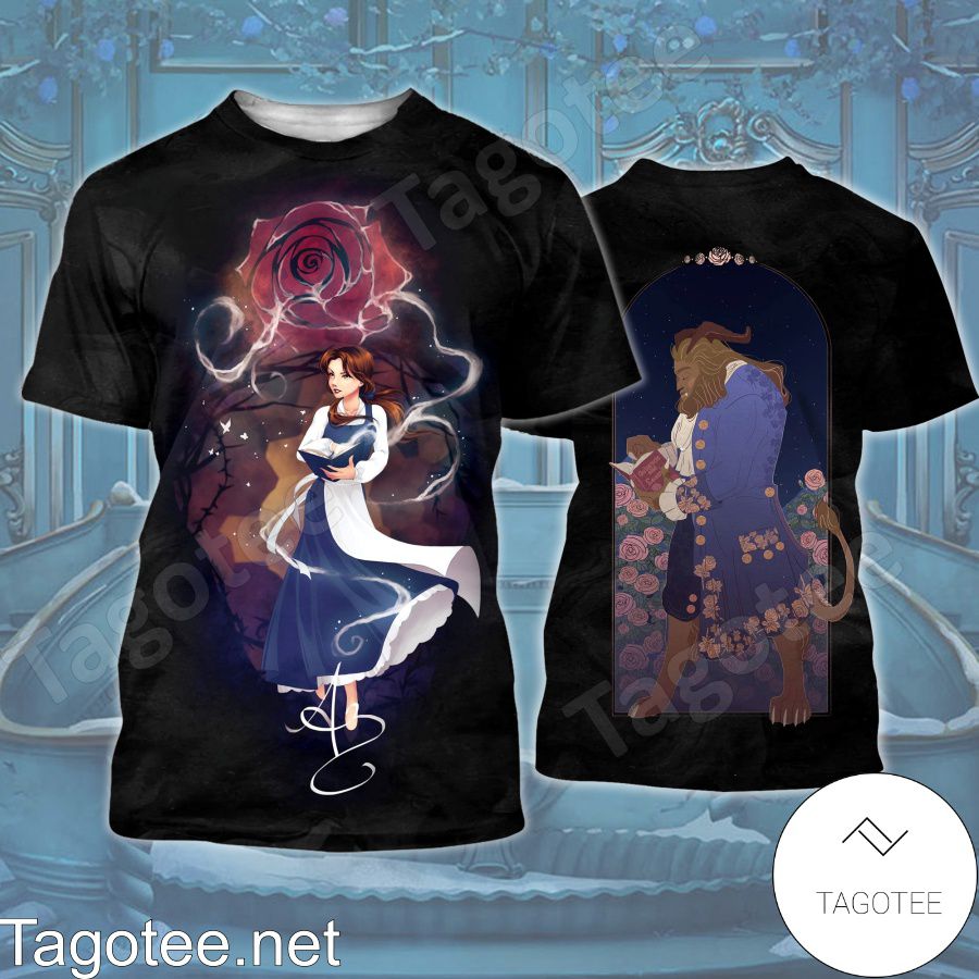 Beauty And The Beast Black Shirt, Tank Top And Leggings a