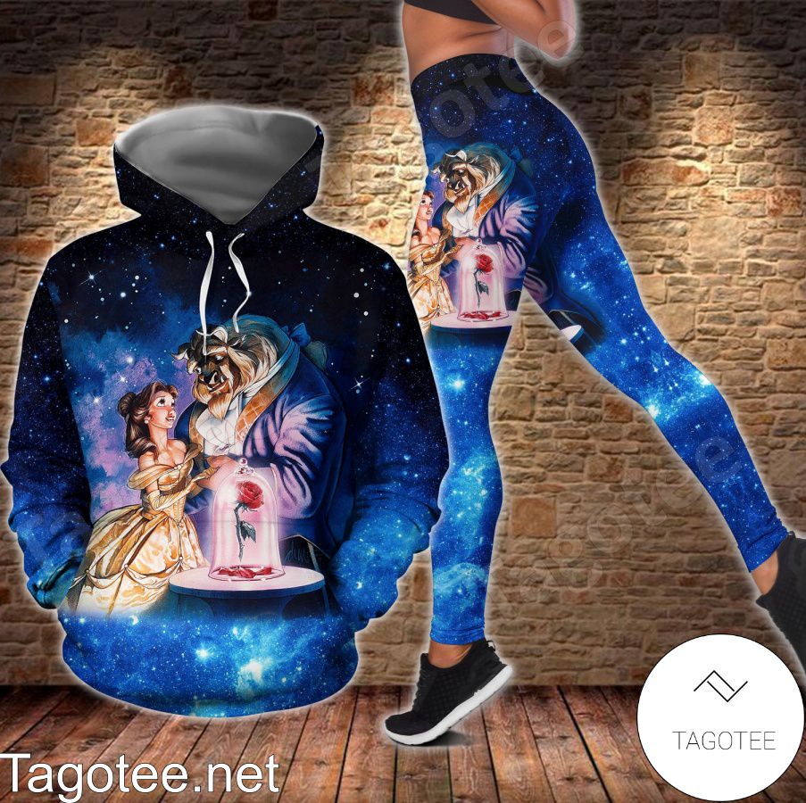 Beauty And The Beast Blue Galaxy Shirt, Tank Top And Leggings a