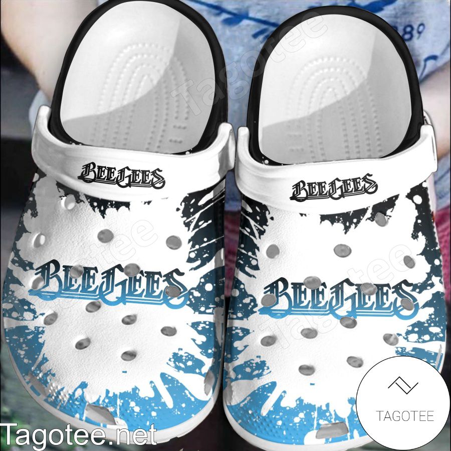 Bee Gees Band Color Splash Crocs Clogs