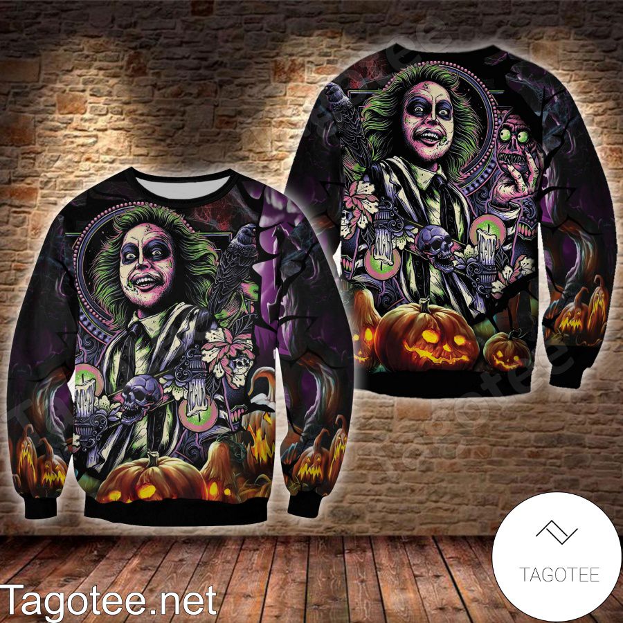 Beetlejuice Halloween Pumpkin T-shirt, Hoodie a