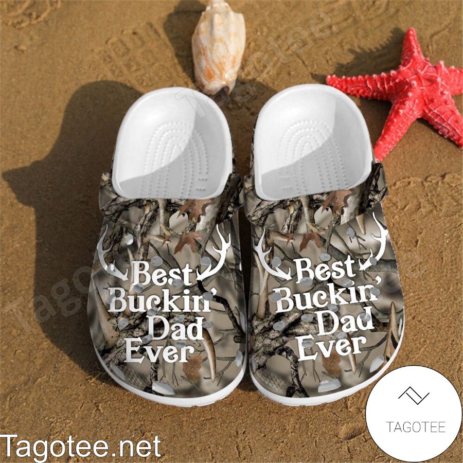 Best Buckin' Dad Ever Crocs Clogs