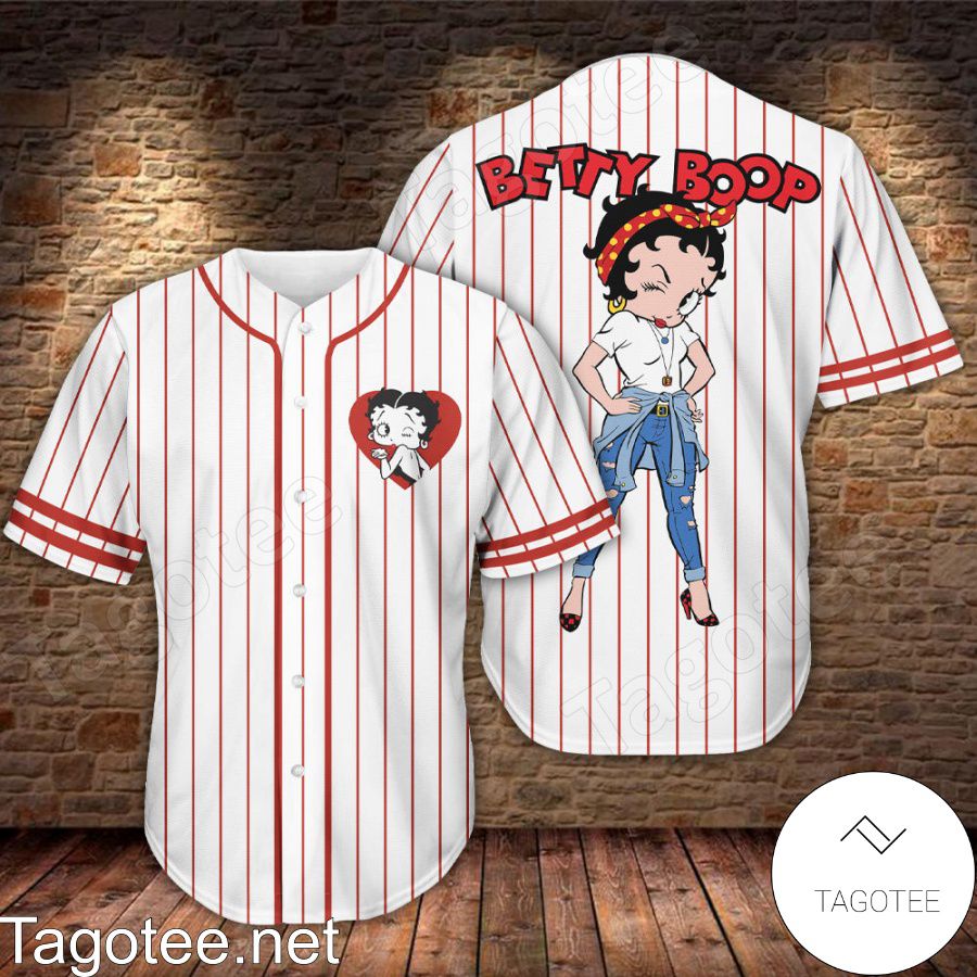 Betty Boop Baseball Jersey