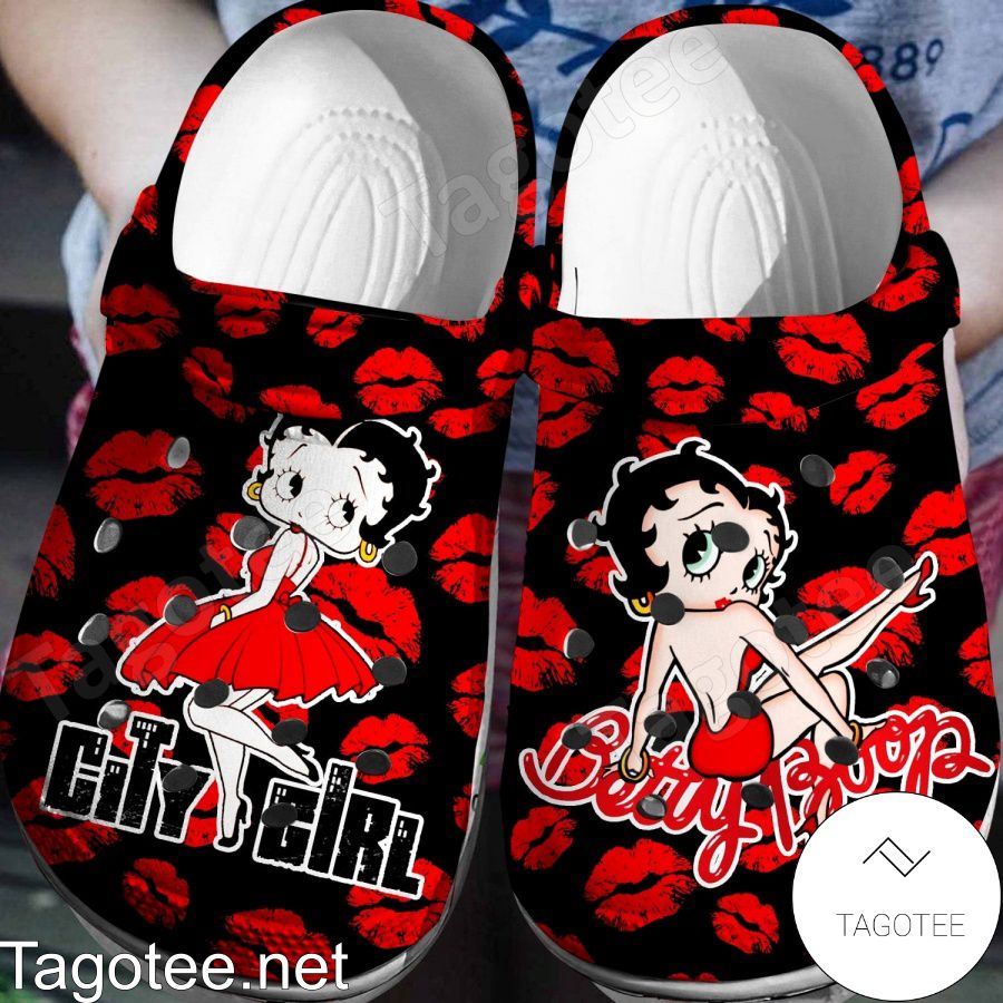 Betty Boop City Girl Crocs Clogs