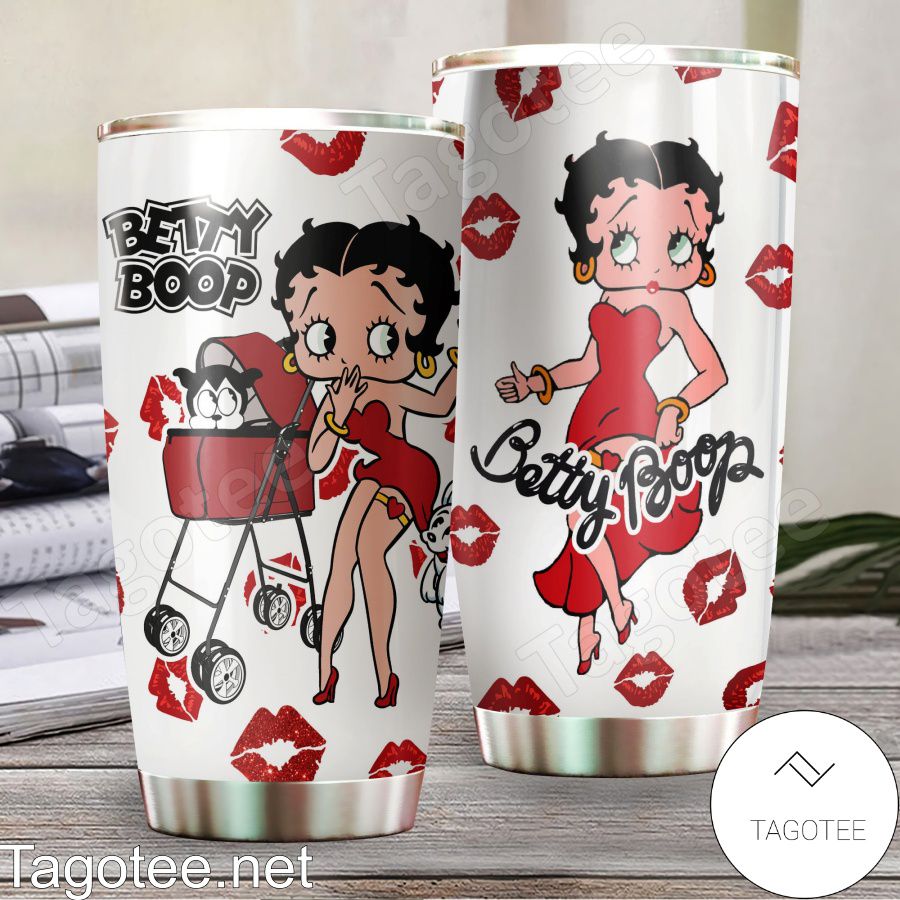 Betty Boop Kiss Lips Tumbler