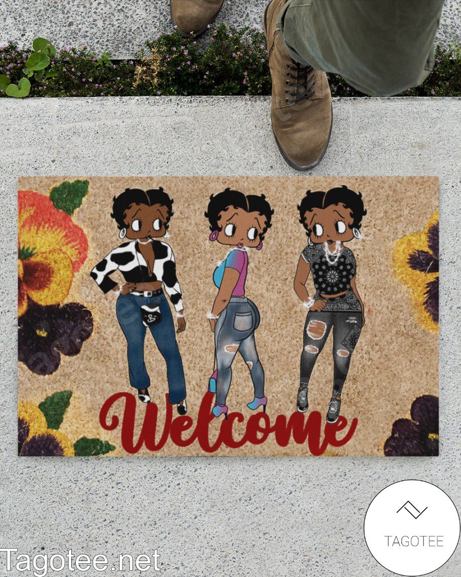 Betty Boop Welcome Doormat a