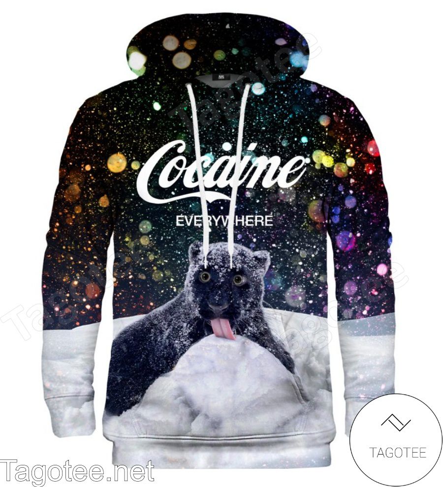 Black Panther Cocaine Everywhere Let It Snow Hoodie