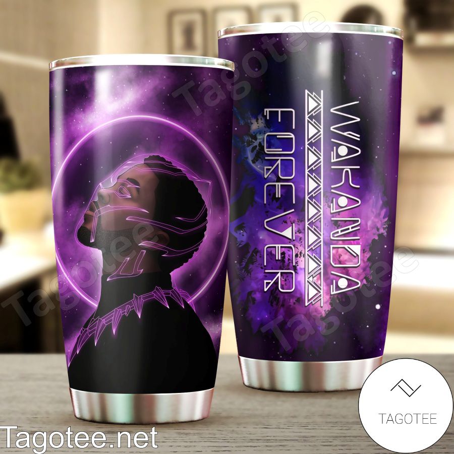 Black Panther Wakanda Forever Galaxy Tumbler