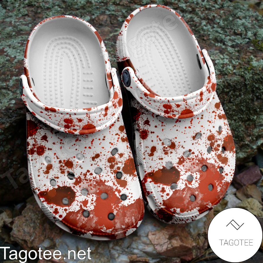 Blood Stain Halloween Crocs Clogs