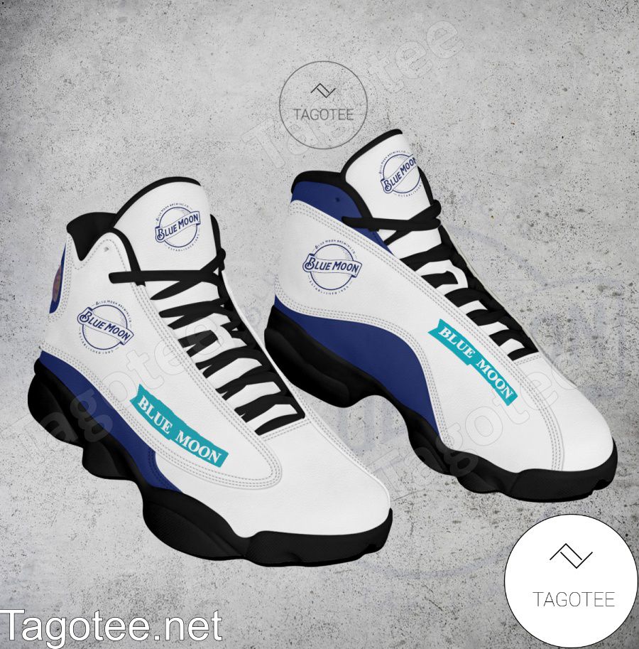 Blue Moon Logo Air Jordan 13 Shoes - MiuShop a