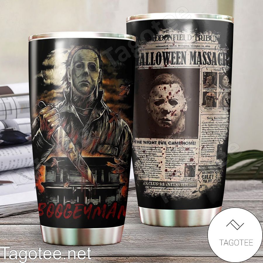 Boogeyman Michael Myers Halloween Tumbler