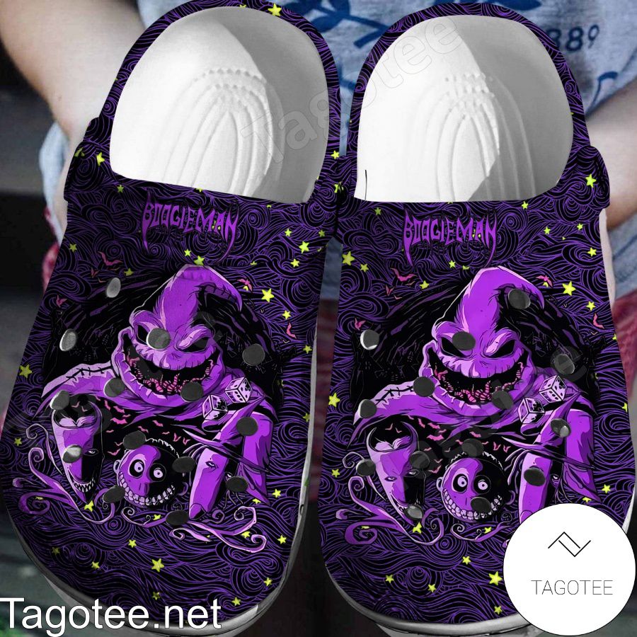 Boogie Man Purple Crocs Clogs