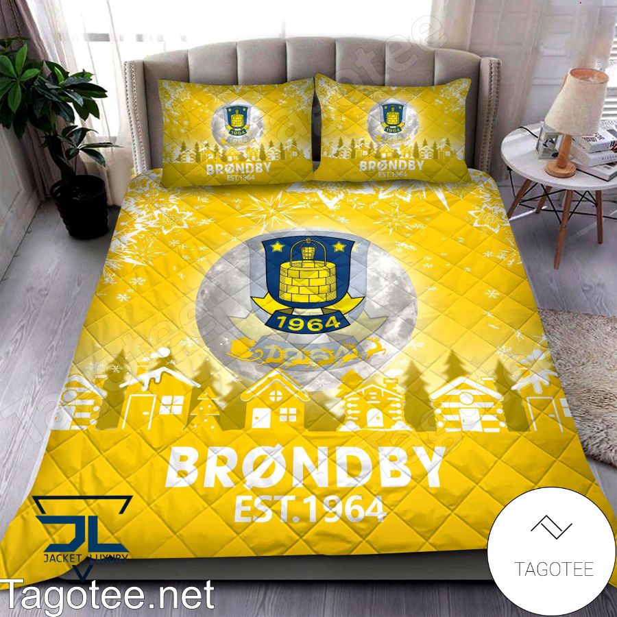 Brondby If Est 1964 Christmas Bedding Set