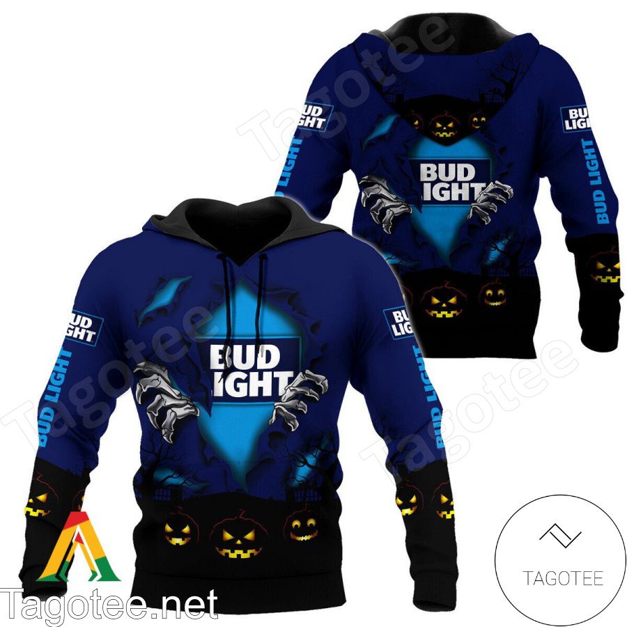 Bud Light Scary Night Halloween Hoodie