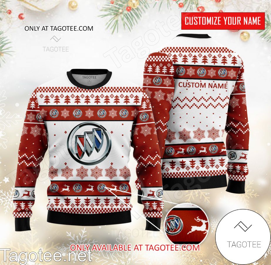 Buick Logo Personalized Ugly Christmas Sweater - EmonShop