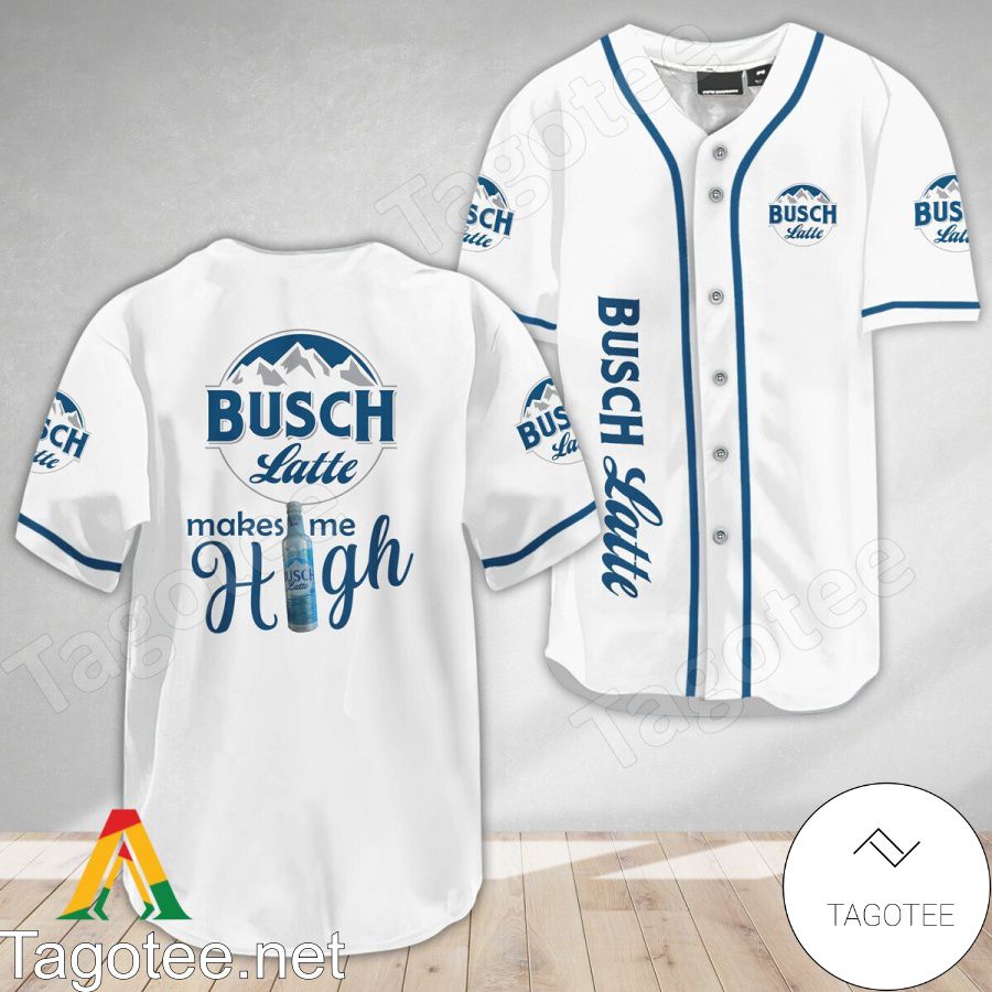 Busch Latte Make Me High Baseball Jersey